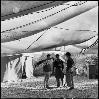 Le camp du GM1 sur la base aérienne d'Akrotiri (Chypre).