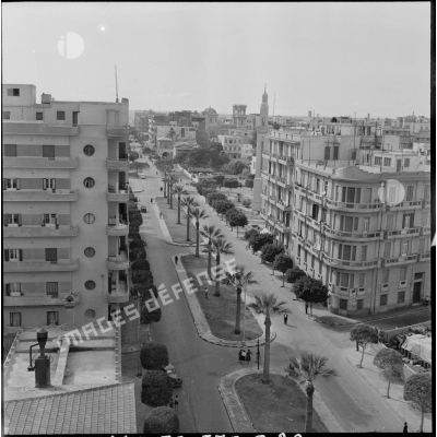 La rue Safia Zaghloul à Port-Saïd.