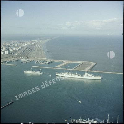L'avant-port de Port-Saïd à l'entrée du canal de Suez.