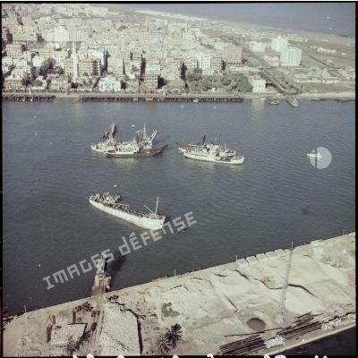 L'entrée du canal de Suez.