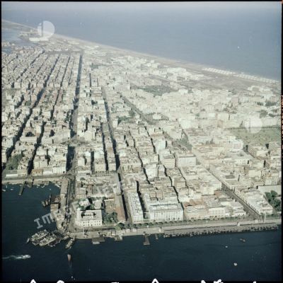 La ville de Port-Saïd à l'entrée du canal de Suez.