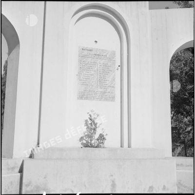 Monument commémorant la rencontre préparative au débarquement de novembre 1942 en Afrique du nord.