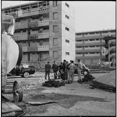 Chantier en construction à Blida.