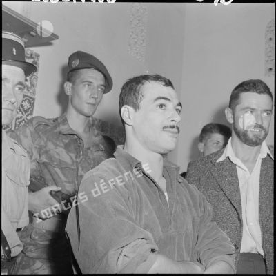 Yacef Saadi chef du front de libération national (FLN) de la zone autonome d'Alger qui s'est rendu aux bérets vert du 1er régiment étranger parachutiste (REP).
