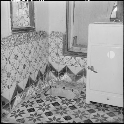 Type de cachette dans une habitation de la casbah d'Alger.