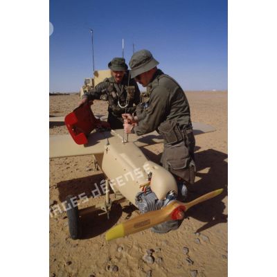 Mise en oeuvre du système de drones MART Mk II en ZDO (zone de déploiement opérationnel) Olive.
