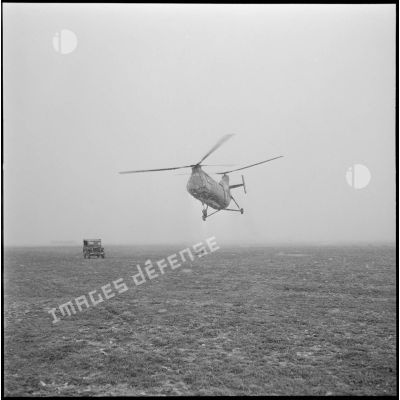 Hélicoptères dits bananes lors d’une opération héliportée à Djeurf.