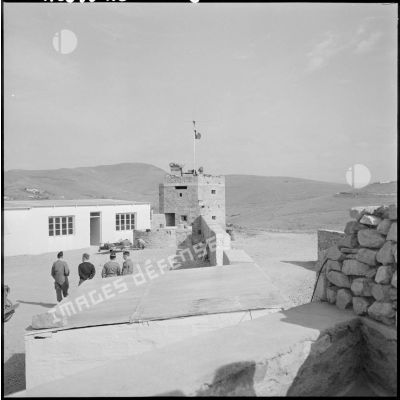 Le poste d'Alazetta, construit en 1956 par le 9e bataillon du Génie (9e BG).