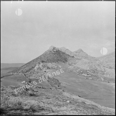 Djebel Taya, à 30 km à l'ouest de Guelma, où eut lieu l'opération.