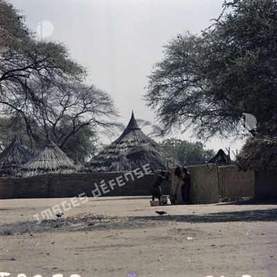 Un village tchadien.