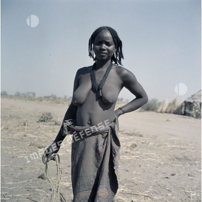 Portrait d'une jeune tchadienne.