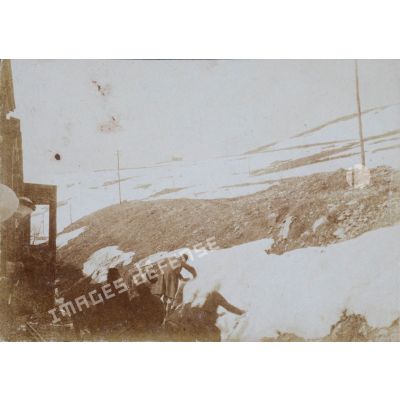 [Paysage de neige entre Beyrouth et Damas, juin 1923 - mars 1924.]