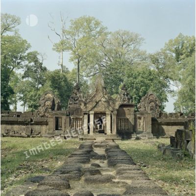 Le temple de Banteay Srei, la « Citadelle des femmes ».