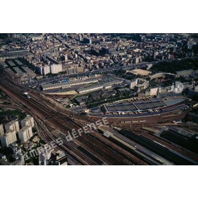 Paris 17e. Gare de marchandises SNCF, réseau Saint-Lazare.