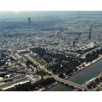 Paris 5e. Vue générale du 5e arrondissement.