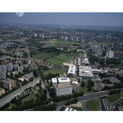 Saint-Denis (93). Université Paris VIII. Vue vers le nord-est.