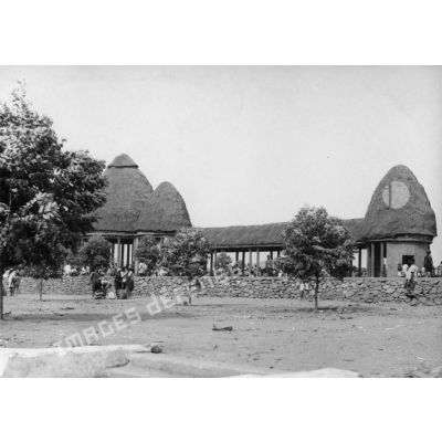 République unie du Cameroun, région Bamiléké, 1952. Le marché de Dschang.