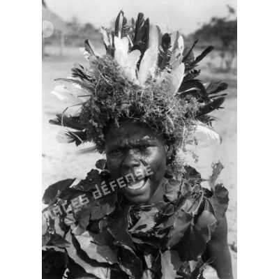 République populaire du Congo, 1949. Danseur Batéké.