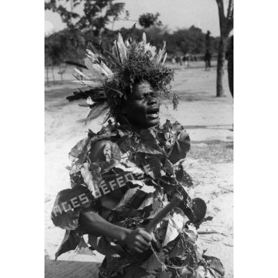 République populaire du Congo, 1949. Danseur Batéké.