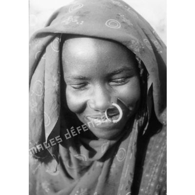 République du Niger. Femme Toubou.