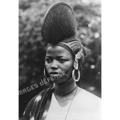 République de Guinée. Mamou. Femme Foulah (Peul).