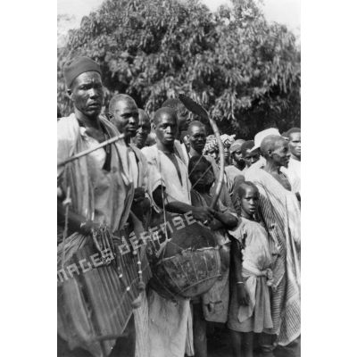 République de Guinée, Labé. Musiciens.
