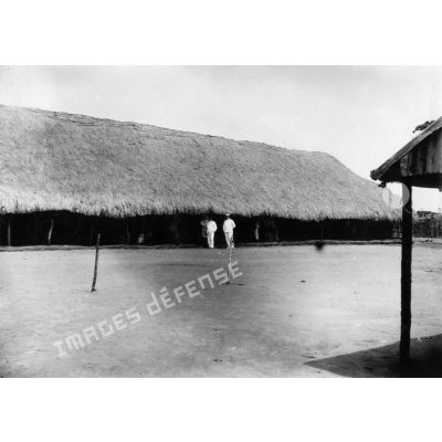 République du Dahomey. Palais d'Abomey. Case à palabres du roi Aho-Gléglé.