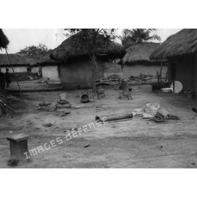République togolaise, village de Koutoukpa, 1952.