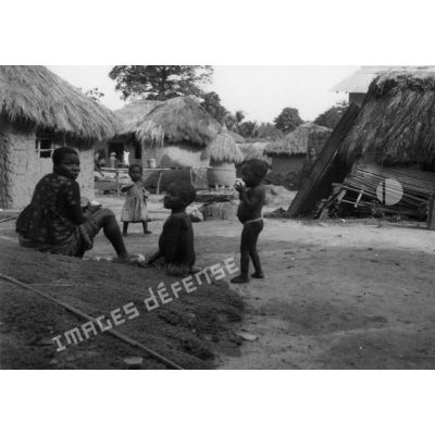 République togolaise, village de Koutoukpa, 1952.