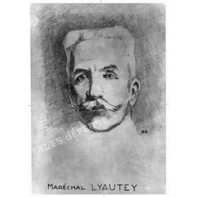 Maroc. Maréchal de France Hubert Lyautey.