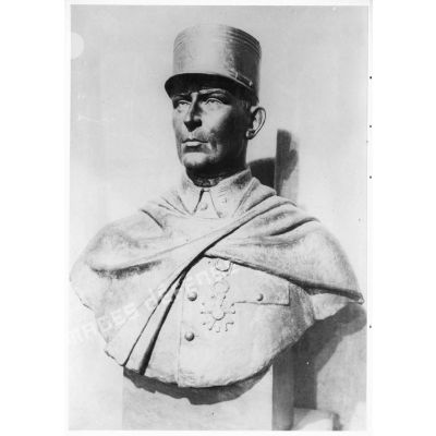 Maroc. Capitaine de Bournazel, tué le 28 février 1933, à l'assaut du Djebel Bou Gafer.
