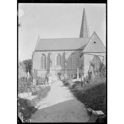 Bitry (Oise). Eglise et cimetière. [légende d'origine]
