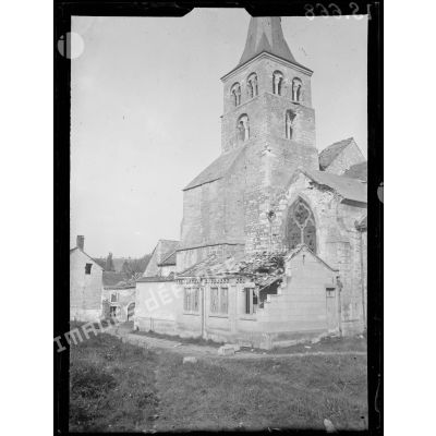 Hermonville, Marne, l'église. [légende d'origine]