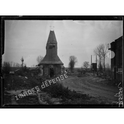 Béthencourt-sur-Somme, Somme, l'église. [légende d'origine]