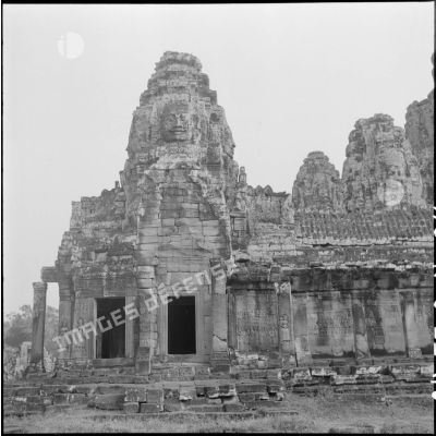 Le site archéologique d'Angkor Thom. Le Bayon.