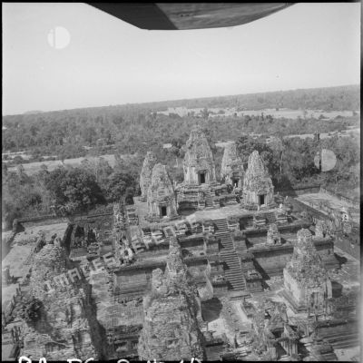 Vue aérienne du temple Pre Rup.