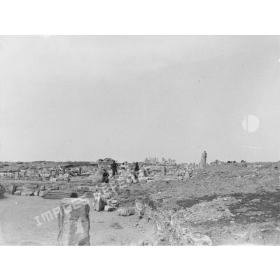 957. Boughrara, 12/04/1903. Ruines romaines, vue générale. [légende d'origine]