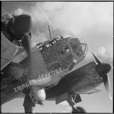 Décollage d'un Ju-88.