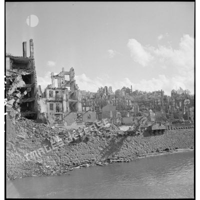 Pforzheim après les bombardements.