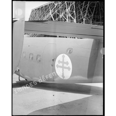Insigne du fuselage de l'avion de transport du général de Gaulle à Maison Blanche.