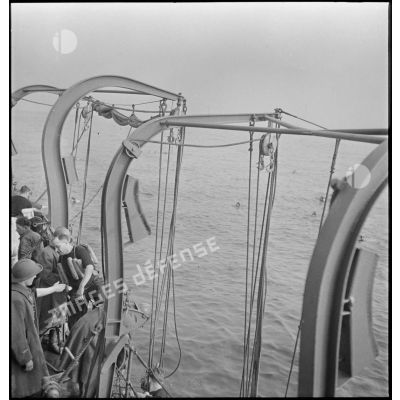 Naufrage du torpilleur français la Bourrasque, au large de Dunkerque.