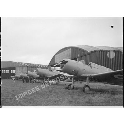 Escadrille de bombardement AB1 de l'aéronautique navale, probablement sur la base aéronavale de Hyères.