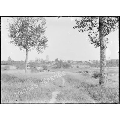 Maurupt-le-Montois, Marne, ruines des combats de septembre 1914. [légende d'origine]