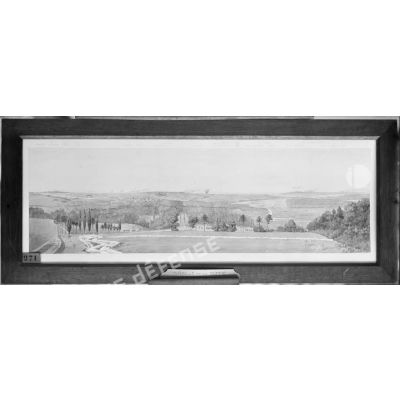 Paris, Salon des Armées, Bataille de la Somme, vue panoramique par Boracier. [légende d’origine]