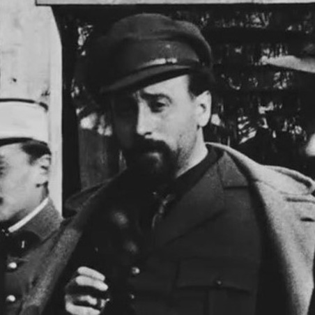 Le grand reporter Albert Londres sur le front en 1917