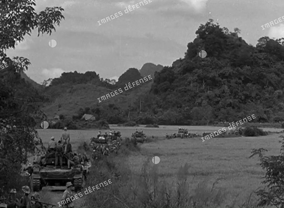 Soldats du corps expéditionnaire pendant la bataille d'Hoa Binh