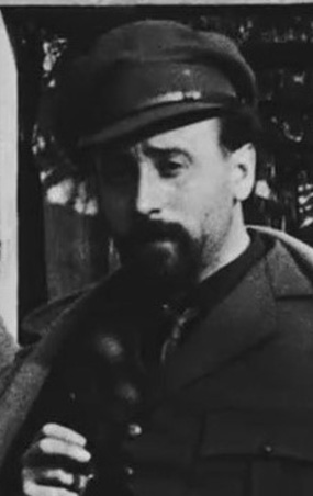 Le reporter Albert Londres sur le front en 1917