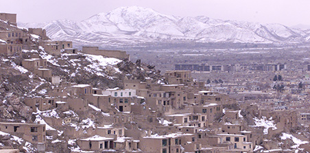Vue de Kaboul, Afghanistan