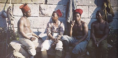 Tirailleurs sénégalais pendant la Grande Guerre
