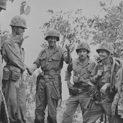 Soldats de l'OTAN durant la Guerre de Corée